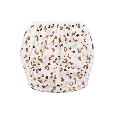 Leopard | kaki wasbare zwemluier