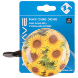 M-wave bicycle bell ding-dong Ø80mm sunflower yellow