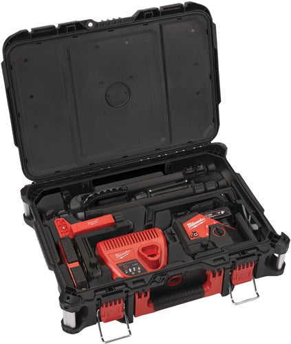 Milwaukee m12 3plkit-401p | driedimensionale laser | met 3 groene 360° laser cirkels - 4933478960