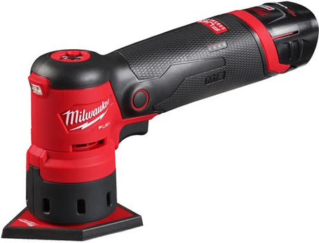 Milwaukee m12 fdss-422x | m12 fuel spotschuurmachine | 2.0 ah + 4.0 ah accu + lader | in hd box - 4933479681