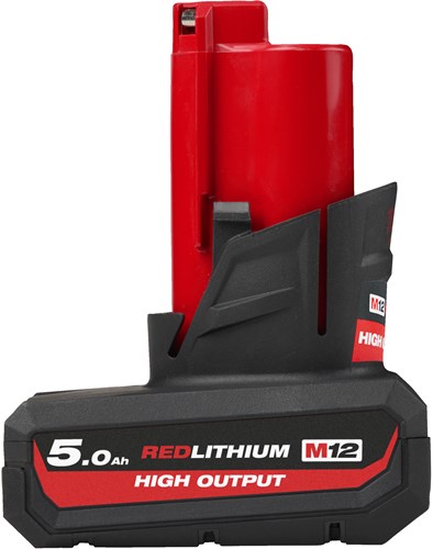 Milwaukee m12 hb5 accu high output™ 12v 5.0ah - 4932480165