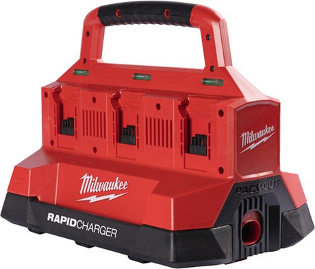 Milwaukee m18 pc6 packout™ dual-bay snellader 18v - 4932480162