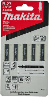 Makita accessoires decoupeerzaagblad b27 - t218a | 5 stuks - a-85787