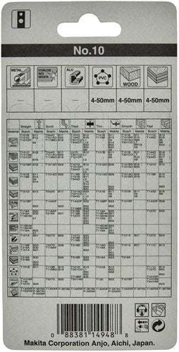 Makita accessoires decoupeerzaagblad no10 - a-85818