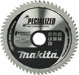 Makita accessoires afkort- en cirkelzaagblad aluminium | efficut 190x30(20)mm 60t 0g - e-16863 e-16863