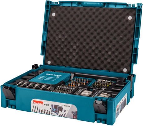 Makita accessoires makita boor- schroefbitset 98-delig - b-53154