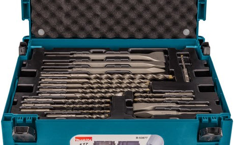 Makita accessoires makita boor beitelset sds-plus 17-delig in mbox - b-53877