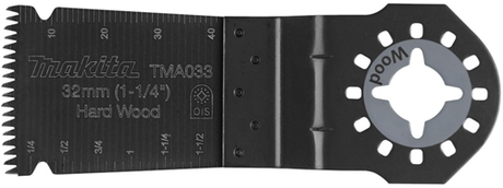 Makita accessoires bi-metalen invalzaag met afgeronde zaagkant én japanse vertanding tma033 i32 bim hh gz - b-39241