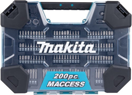 Makita accessoires makita e-22610 boor- en schroefbitset 200-delig in koffer