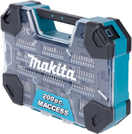 Makita accessoires makita e-22610 boor- en schroefbitset 200-delig in koffer