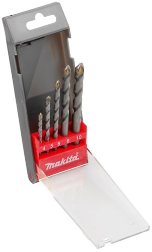 Makita accessoires makita borenset steen 5-delig - d-05175