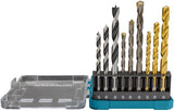 Makita accessoires makita boor-assortiment 9 stuks - d-71962