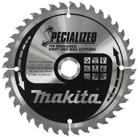 Makita accessoires cirkelzaagblad tipe 190x30x2.0 24t 23g - b-09422