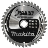 Makita accessoires makita cirkelzaagblad voor hout | specialized: noest spijker | ø 235mm asgat 30mm 48t - b-09519