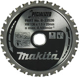 Makita accessoires cirkelzaagblad zacht staal specialized 136x20x1,5 30t - b-33526