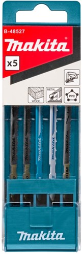 Makita accessoires decoupeerzaagbladset | 5-delig | b-50, b-51, b-52, b-53 - b-48527 - b-48527