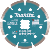 Makita accessoires makita diamantdoorslijpschijf 125 mm 1 st. - beton graniet marmer - 2,5 mm - x-lock - 125 mm