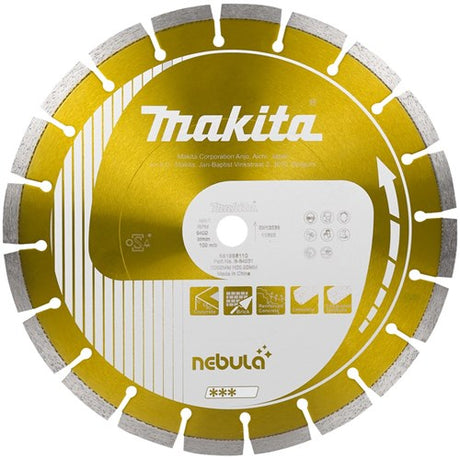 Makita accessoires makita toebehoren - diamantschijf voor bouwmaterialen 125x22,2 mm b-53992