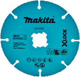 Makita accessoires makita trennscheibe 125mm uni.x-lock e-11776 doorslijpschijf recht 125 mm 1 stuk(s) gipskarton, pvc, vezelcement, kunst