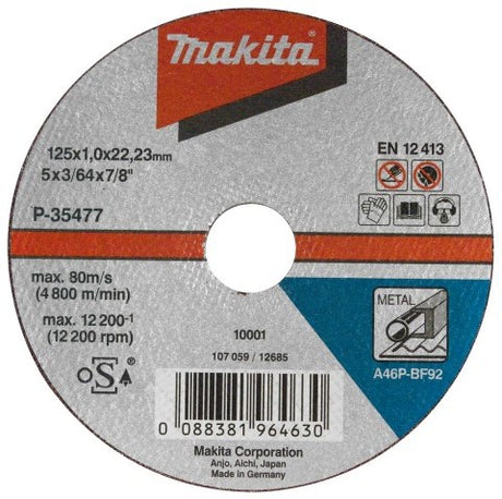 Makita accessoires doorslijpschijf 355x3x25,4 met - b-10665-5