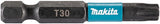 Makita accessoires e-12675 slagschroefbit | t30x50mm | x impact black | 10 stuks - e-12675
