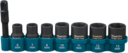 Makita accessoires makita e-12289 verwisselbare koppen 1 4 8-delig
