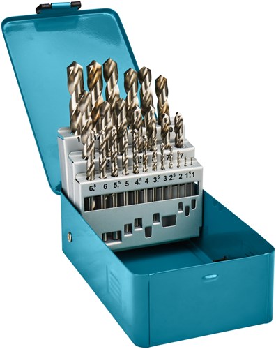 Makita accessoires metaalborenset | 25-delig | hss-g - d-54031