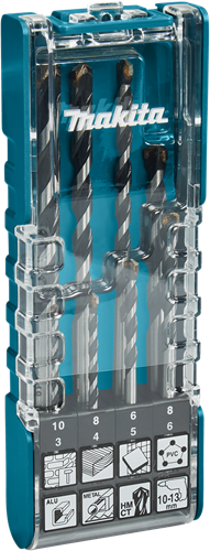 Makita accessoires multiborenset 8-delig - e-15855 - e-15855