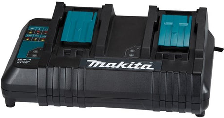 Makita accessoires makita dc18sh oplader voor gelijktijdig 2 accu's opladen - duolader - dc18sh