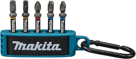 Makita accessoires makita e-13568 slagschroevendraaier bitset 5-dlg impacht premier - ph2 pz2 pz3 t25 t30