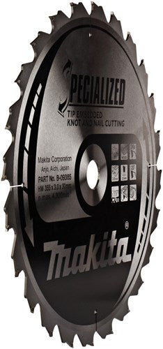 Makita accessoires cirkelzaagblad tipe 355x30x3,0 24t 23g - b-33087