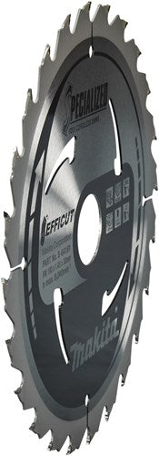 Makita accessoires cirkelzaagblad hout | efficut 190x30x1,45 24t 23g - b-64191 b-64191