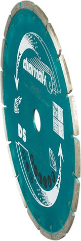 Makita accessoires makita diamak - diamantdoorslijpschijf - voor beton, marmer, leisteen, zachte baksteen, cementsteen - 230 mm