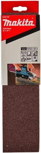 Makita accessoires d-67147 | schuurband | red k40 | 76x610 | 3 stuks d-67147