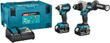Makita dlx2545tj | lxt accu combiset 18v in mbox met ddf492 en dtd153 (2x 5.0ah accu + lader) - dlx2545tj