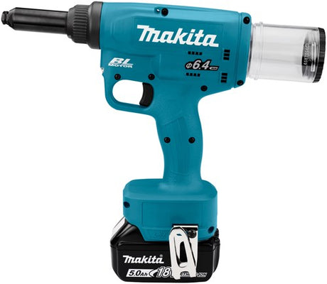 Makita drv250rtj | accu blindklinknageltang |18v | 5.0ah | li-ion | mbox