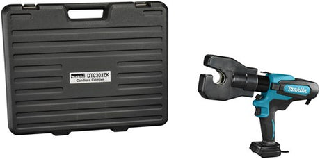 Makita dtc303zk kabelkrimptang | 18 v | 120 kn | 42 mm | zonder accu's en lader | in koffer - dtc303zk