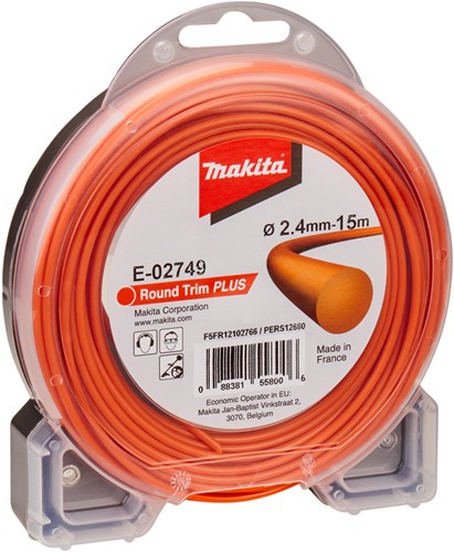 Makita accessoires maaidraad 2,4x15m rond - e-02749
