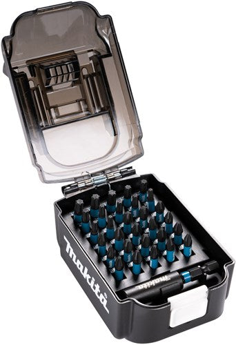 Makita accessoires makita e-03084 impact black slagschroefbitset 31-delig in accuvormige houder
