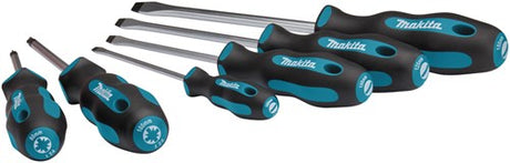 Makita accessoires makita e-10512 schroevendraaierset 6-delig sl4 sl5,5 sl6,5 sl8 pz1 pz2