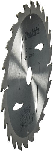 Makita accessoires cirkelzaagblad hout | 165x20x1,6 24t 18g - e-15643 - e-15643