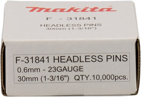 Makita accessoires makita f-31841 pin geg. 30mm