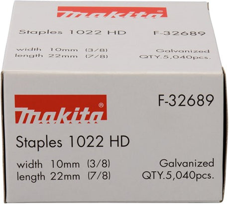 Makita accessoires makita f-32689 niet gegalvaniseerd 22mm 1022hd ve=5040
