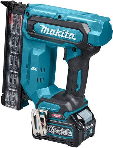 Makita fn001ga202 | xgt accu brad tacker 40v max in mbox (2x 2.0ah accu + snellader) - fn001ga202