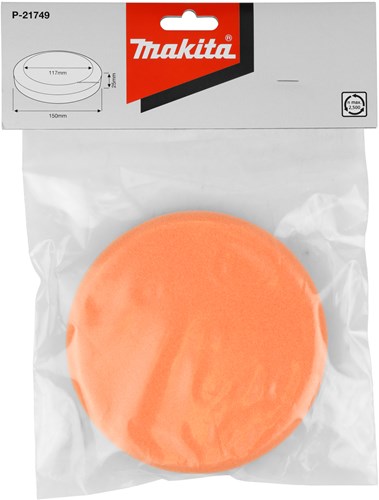 Makita accessoires inpoetsschijf oranje - p-21749