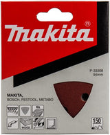 Makita accessoires makita p-33308 schuurvel 3-k 94mm k150 red velcro 10st