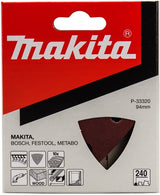 Makita accessoires schuurvel 3-k k240 red v. - p-33320