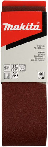Makita accessoires schuurband k60 76x533 red - p-37188