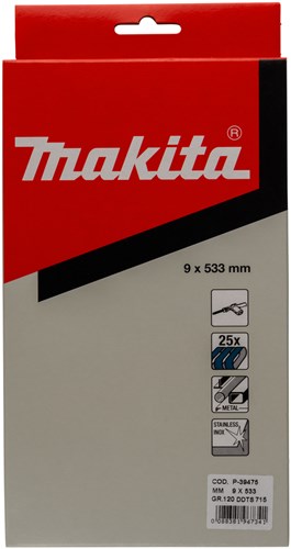 Makita accessoires makita schuurband k120 9x533mm blue p-39475 (25st)
