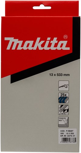 Makita accessoires makita p-39497 schuurband 13x533mm z60 ve=25